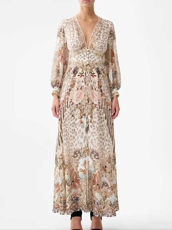 Camilla Dresses & Skirts - Camilla button dress with shaped waistband
